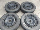 L862-ソ1 【中古】{送料無料} 175/60R16 冬4本セット スタッドレス 82Q 175/60-16 175-60-16 ファルケン エスピア EPZ 16インチ鉄ホイール