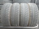 Y457-14 【中古】{送料無料} 155/65R14 冬4本セット スタッドレス 75Q 155/65-14 155-65-14 ブリヂストン ブリザック VRX