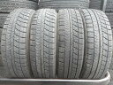 Y458-1 【中古】{送料無料} 155/65R14 冬4本セット スタッドレス 75Q 155/65-14 155-65-14 ブリヂストン ブリザック VRX