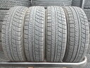 Y455-14 【中古】{送料無料} 155/65R14 冬4本セット スタッドレス 75Q 155/65-14 155-65-14 ブリヂストン ブリザック VRX