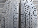 M60-2 【中古】{送料無料} 155/65R14 冬2本セット スタッドレス 75Q 155/65-14 155-65-14 ブリヂストン ブリザック VRX3