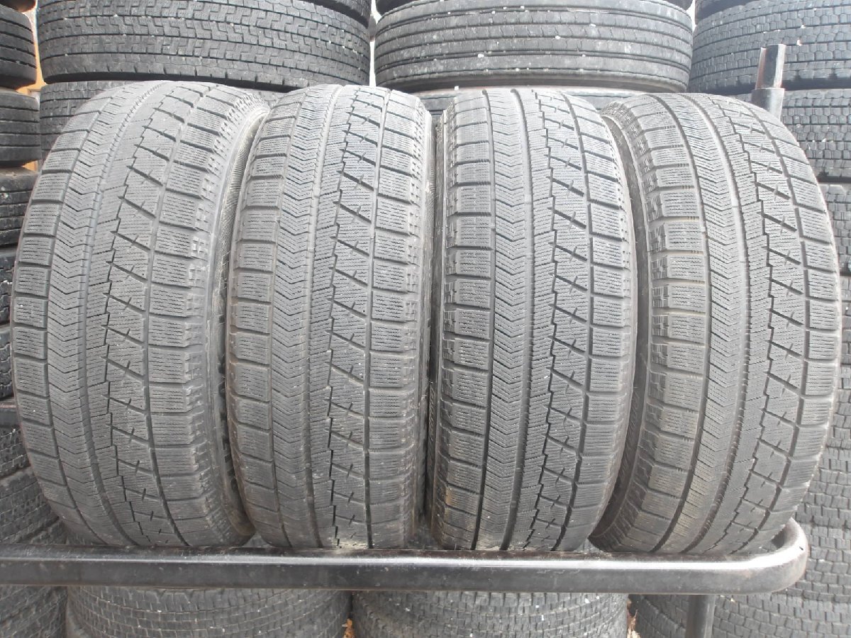 M171-ソ1 【中古】{送料無料} 205/60R16 冬4本セット スタッドレス 205/60-16 205-60-16 ブリヂストン ブリザック VRX