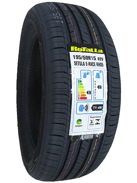 4本セット 195/50R15 2026年製造 新品サマータイヤ RoTaLLa SETULA E-RACE RH05 19...