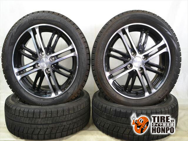 中古タイヤ 4本セット 165/55R15 75Q ブリヂストン ブリヂストン VRX 軽自動車用ホイール付 スタッドレスタイヤ 165/55R15 75Q 【中古】 【RCP】