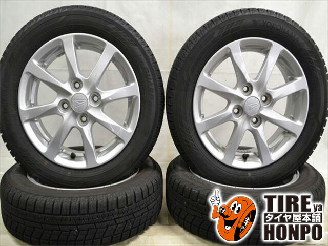 中古タイヤ 4本セット 155/65R14 75Q ヨコハマ アイスガードiG60 ダイハツ軽自動車用純正ホイール付 スタッドレスタイヤ 155/65R14 75Q 【中古】 【RCP】