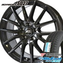 【タイヤ交換対象】195/60R16 ヨコハマ ブルーアース AE-01F サマータイヤ ホイールセット 4本 YOKOHAMA BluEarth シュナイダー SQ27 16-6.5J 車種例 セレナ