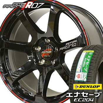 y^CΏہz195/55R16 _bv GiZ[u EC204 T}[^C zC[Zbg 4{ DUNLOP ENASAVE RMP RACING R07 16-6.0J Ԏ CRZ