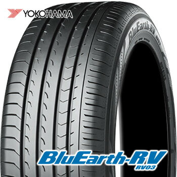 【タイヤ交換対象】 215/55R17 ヨコハマ ブルーアース RV03 サマータイヤ 1本 YOKOHAMA BluEarth 車種例 クラウン マークX ヴェゼル オデッセイ エスティマ ジューク 【2】