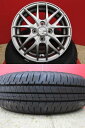 VENES FS01(HPSL)14x4.5J+45 4H-100 新品4本&BS NH200C 155/65R14 新古4本セット スペーシア ワゴンR ムーヴ タント N-BOX N-WGN N-ONE デイズ モコ フレアワゴン AZ-ワゴン ekカスタム ekスペース ekクロス ステラ シフォン ルクラ 等 鴻巣