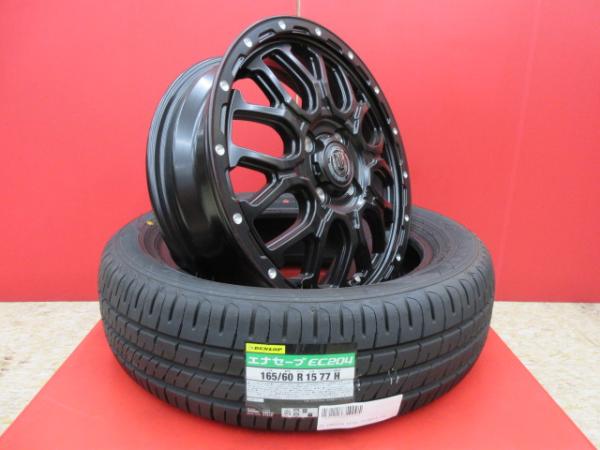 【20日限定!抽選で最大100％Pバック!】MUDBAHN XR-800M 15x5J+45 4H-100＆DL ENASAVE EC204 165/60R15 新品4本セット ハスラー エブリィワゴン ソリオ フレアクロスオーバー デリカミニ デリカD:2 N-VAN キャストアクティバ ピクシスジョイ 等に 鴻巣