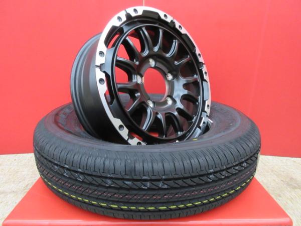 【20日限定!抽選で最大100％Pバック!】VENES SUV M7BR 16x5.5J+20 5H-139.7 新品4本＆BS DUELER H/T 175/80R16 23年製造 新車外し4本セット ジムニー AZ-オフロード 等に 鴻巣