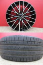VENES FS01(BKP)17x7J+48 5H-100 新品4本& CinturatoROSSO+P7EVO PERFORMANCE 215/45R17 新古4本セット プリウス カローラツーリング レクサスCT インプレッサスポーツ BE系 レガシィB4 鴻巣
