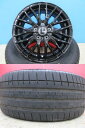 VENES FS01(GBK)17x7J+48 5H-100 新品4本& CinturatoROSSO+P7EVO PERFORMANCE 215/45R17 新古4本セット プリウス カローラツーリング レクサスCT インプレッサスポーツ BE系 レガシィB4 鴻巣