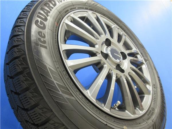 送料無料 4本 ヨコハマ IG60 175/65R14 スタッドレス タイヤ ホイール セット 国産 冬 21年製 5.5J +38 4H 100 デミオ フィット フィットアリア ノート プロボックス サクシード bB ヴィッツ コルト ベリーサ クー 175/65/14 175/65-14 175-65-14 新潟 店頭取付大歓迎