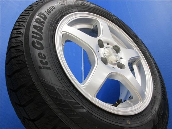 送料無料 4本 ヨコハマ IG60 175/70R14 スタッドレス タイヤ ホイール セット 冬 21年製 5.5J +38 4H 100 アクア ヤリス 130系 ヴィッツ フィット 120系 カローラフィールダー 80系 シエンタ 10系 ポルテ ウイングロード 175/70/14 175/70-14 175-70-14 新潟 店頭取付大歓迎