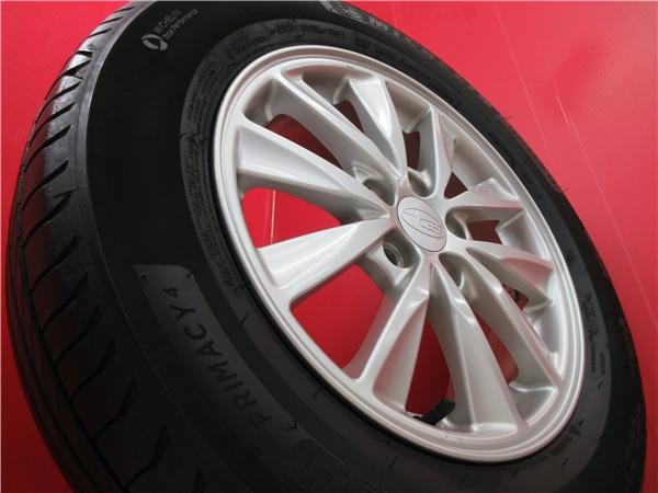 送料無料 4本 ミシュラン プライマシー 4 195/65R15 タイヤ ホイール セット 夏 20年製 6J +48 5H 100 インプレッサ G4 インプレッサアネシス インプレッサ インプレッサハッチバック スバル 純正 エンケイ ENKEI 195/65/15 195/65-15 195-65-15 新潟 店頭取付大歓迎