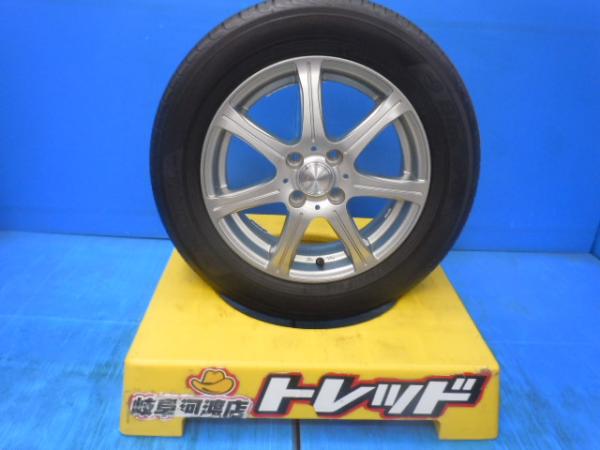 中古タイヤ ホイールセット ヨコハマ ブルーアース AE-01F 185/65R15 +エクシーダ 15インチ 4ホール PCD100 ノート デミオ ウィングロード ティーダ bB E12 E12改 HE12 NE12 SNE12 DJ3AS DJ3FS DJ5AS DJ5FS DJLAS DJLFS CP30 NCP31 NCP35 NCP34 JY12 NY12 Y12 C11 JC11 NC11