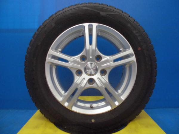 中古 4本 溝多め スタッドレス タイヤ 195/65R15 アルミホイール付き セレナ C25 C26 C27 ストリーム アクセラ アテンザ アイシス カローラルミオン 等に LEBEN 6.0J+43 5H PCD114.3 冬タイヤ ダンロップ ウインターマックス WM02 195/65-15 2022年製 国産