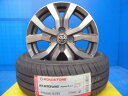 4本 新品 サマー タイヤ 175/55R15 中古 アルミホイール付き タンク ジャスティ YRV トール 等に トヨタ ルーミー純正 15インチ 5.0J+40 4H PCD100 4穴 海外タイヤ ロードストーン 175/55-15