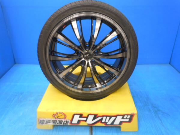 【6/1 0時～最大2,000円OFFクーポン配布中】245/35R19インチ 訳あり 小さな歪み有り WEDS レオニス EX AG SSC5 夏タイヤ 新品 中古 4本set 人気 ブラッククリアポリッシュ