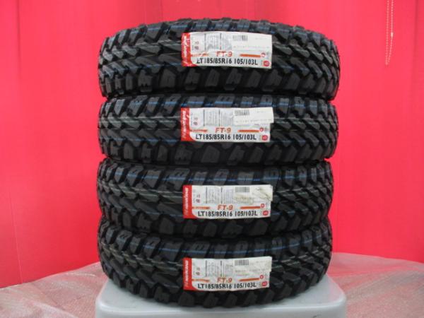 【18日限定!抽選で最大100％Pバック!】新品4本セット! ナンカン FT-9 185/85R16 19年製造 新品4本set ジムニー AZオフロード等に