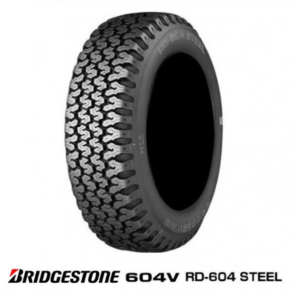 サマータイヤ 新品2025年製4本SET 145/80R12 LT 80/78N 145R12 6PR ブリヂストン 604V RD-604 STEEL N VAN エブリイ キャリイ 軽トラ