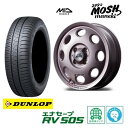 4本SET MID 299 MOSH maneki 桃 ダンロップ ENASAVE RV505 165/55R15インチ LA650系 タントファンクロス ミライース ムーヴキャンバス