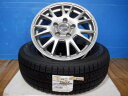 (新品スタッドレス4本セット)社外ホイール 15x6J+43 5H114.3 + ブリヂストン BLIZZAK VRX2 195/65R15 C25 C26 C17セレナ アクセラ 等