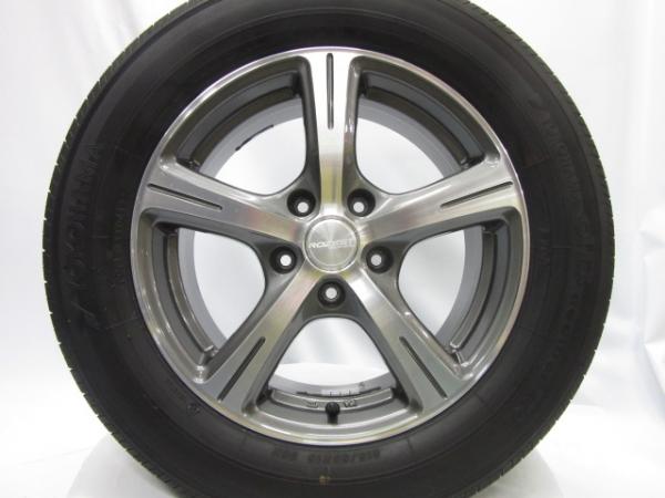 (処分市)(中古タイヤホイール4本) 社外アルミ 16x6.5+35 5H114.3 + ヨコハマ ADVAN dB 215/60R16 エスティマ ACR50W ACR55W AHR20W GSR50W GSR55W マ－クXジオ ANA10 ANA15 ナディア MPV YH 1BOX ミニバン ワゴン ステーションワゴン ワンボックス