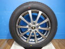 中古ホイール 新品タイヤ4本 ユーロスピード 17x7J 50 5H114.3 ダンロップ エナセーブ RV505 215/60R17 C-HR E52エルグランド 等