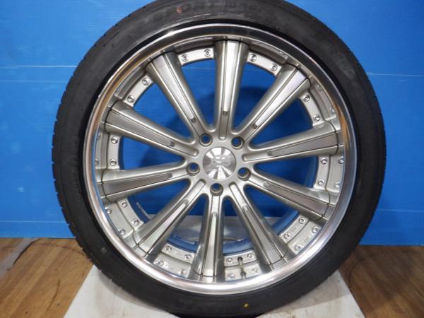 【中古ホイール新品タイヤセット】ハリアー フーガに！ RAYS BLACK FLEET 20x8.5J 36/9.5 37 5H114.3 輸入タイヤ 245/40R20