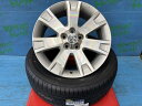 デリカD:5 アウトランダー 225/55R18 サマータイヤアルミ 4本セット 新品夏タイヤ ダンロップ グラントレックPT5 225/55/18 98V 2023年製 中古アルミ 三菱 デリカD5純正 18インチ 7.0J+38 5H PCD114.3 夏タイヤ 庄 エクリプスクロス PHEV