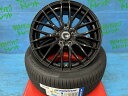 アルファード ヴェルファイア E51エルグランド 235/50R18 新品サマータイヤアルミ 4本セット 夏タイヤ ウィンラン R330 235/50/18 101W XL 2025年製 アルミ TREAD VENES FS01 GBK 18インチ 7.5J+40 5H PCD114.3 夏タイヤ 庄 ステージア グロスブラック