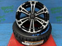 ハスラー デリカミニ フレアクロスオーバー 165/60R15 新品サマータイヤアルミ 4本セット 夏タイヤ トーヨー オープンカントリー R/T ホワイトレター 165/60/15 77Q 2024年製 アルミ TREAD VENES SUV BKP 15インチ 5.0J+45 4H PCD100 夏タイヤ 庄