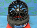 クラウン ジェイド 225/45R18 新品スタッドレスタイヤアルミ 4本セット価格 【送料無料】 冬タイヤ ピレリ アイスゼロアシンメトリコ 225/45/18 95H XL 2023年製 アルミ TREAD VENES FS01 GBK 18インチ 7.5J+40 5H PCD114.3 冬タイヤ 本庄 プリウスα アルティス