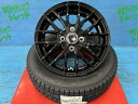 サクラ デリカミニ eKクロスEV 155/65R14 新品スタッドレスタイヤアルミ 4本セット 冬タイヤ ヨコハマ アイスガード 6 155/65/14 75Q 2023年製 アルミ TREAD VENES FS01 GBK 14インチ 4.5J+45 4H PCD100 冬タイヤ 庄 スタッドレス N-BOX