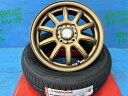 ソリオ デリカD:2 タフト 165/65R15 新品サマータイヤアルミ 4本セット 夏タイヤ ロードストーン ユーロヴィズ HP02 165/65/15 81H 2024年製 アルミ ベスト AZ-スポーツ RC10 BRO 15インチ 4.5J+45 4H PCD100 ブロンズ 夏タイヤ 庄 LA900S LA910S