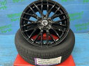 エクストレイル CR-V 235/60R18 新品サマータイヤアルミ 4本セット 夏タイヤ ネクセン N-FERA RU1 235/60/18 103W 2025年製 アルミ TREAD VENES FS01 GBK 18インチ 7.5J+40 5H PCD114.3 夏タイヤ 庄