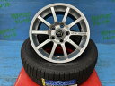 GOLF V ゴルフ5 ゴルフプラス 195/65R15 スタッドレスタイヤアルミ 4本セット 新品冬タイヤ ダンロップ ウィンターマックス WM03 195/65/15 91Q 2022年製 中古アルミ スポーツテクニック MONO10 15インチ 6.5J+47 5H PCD112 冬タイヤ 庄 ダンロップ WINTERMAXX