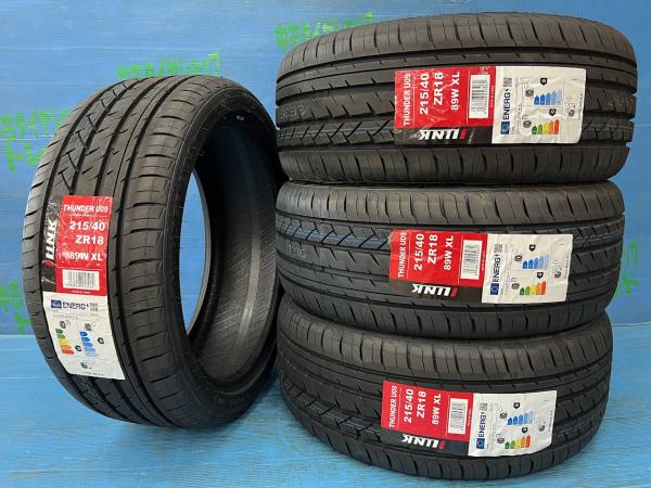 プリウス 86 1シリーズクーペ ミト 215/40R18 新品サマータイヤ 4本セット i-リンク サンダー U09 215/40/18 89W XL 2025年製 18インチ 夏タイヤ 庄 BRZ レガシィB4 A110