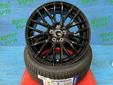 CT レガシィ プリウス インプレッサ 215/45R17 新品サマータイヤアルミ 4本セット 夏タイヤ ウィンラン R330 215/45/17 91W XL 2024年製 アルミ TREAD VENES FS01 GBK 17インチ 7.0J+48 5H PCD100 夏タイヤ 庄