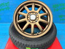ソリオ デリカD:2 タフト 165/65R15 新品サマータイヤアルミ 4本セット 夏タイヤ ダンロップ エナセーブ EC204 165/65/15 81S 2023年製 アルミ ベスト AZ-スポーツ RC10 BRO 15インチ 4.5J+45 4H PCD100 夏タイヤ 庄