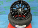 デリカD:5 アウトランダー 225/55R18 新品サマータイヤアルミ 4本セット価格 【送料無料】 夏タイヤ ネクセン N-FERA RU1 225/55/18 98V 2024年製 アルミ TREAD VENES FS01 GBK 18インチ 7.5J+40 5H PCD114.3 夏タイヤ 本庄