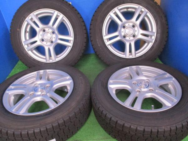 4本 社外 ウェッズ 14x 5.5J +50 4H100 ファルケン エスピア EPZ 165/70R14 マーチ AK12 BK12 BNK12 K12 YK12 スタッドレス 別府