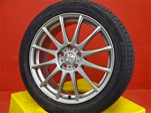 【15日限定!抽選で最大100％Pバック!】★ヤリスクロス専用 215/50R18★夏タイヤホイールセット【中古】ラブリオン18X7.0+50 5H114.3 【新品】2022年製 ロードストーンユーロヴィズ 215/50R18 送料無料