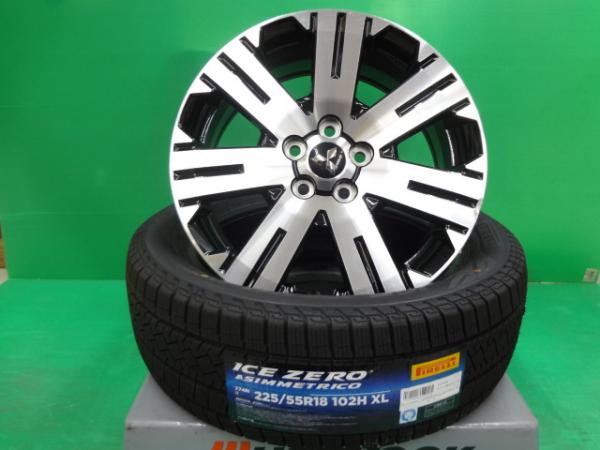 ◇新品ピレリ225/55R18 +中古デリカD5純正スタッドレスセット 楽天市場】225/55r18 中古(スタッドレスタイヤ・ホイール