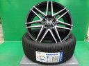 CH-R ヴェゼル エスティマ 未使用アルミホイール 新品タイヤセット 19インチ ROUD シェンカー 7.5J +53 5H114.3 輸入タイヤ WINRUN 225/45R19 4本 組込発送 下妻