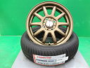 ハスラー キャストアクティバ 新品 15インチ サマータイヤホイールセット 2024年製 RS HP02 165/60R15 RC10 ブロンズ 4.5J +45 4H100 4本 組込 下妻