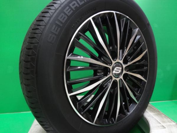 フリード フリード+ 中古ホイール ブラポリ 15インチ 6J +50 5H114.3 中古夏タイヤ 185/65R15 1台分4本SET 組込バランス済 下妻