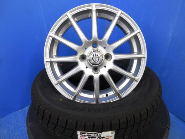 カローラなど PCD100×4穴 スタッドレス ホイールセット 中古 バリ山! カローラなど PCD100×4穴 スタッドレス ホイールセット 中古 バリ山!